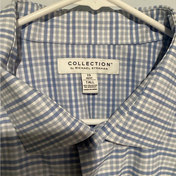 Collection by Michael Strahan Men’s 19 tall Long Sleeve Button Down - Picture 2 of 8